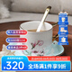 華光國瓷 下午茶茶具骨瓷咖啡杯歐式奢華陶瓷咖啡具套裝 芳華咖啡杯碟 玉蘭花開3件套200ml