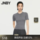 江南布衣（JNBY）秋冬新品針織衫T恤女正肩修身羊毛套頭優(yōu)雅5O7313340 072/中雜灰 S