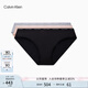 Calvin Klein內(nèi)衣【七夕禮物】女士三條裝ck輕薄高彈性感比基尼內(nèi)褲女QP3305O E5C-太空黑/星灰/深膚 3條 M