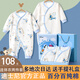 迪士尼嬰兒衣服新生兒見(jiàn)面禮實(shí)用禮盒高檔春夏秋冬剛出生男女寶滿(mǎn)月禮物 【禮盒】藍色米奇兩件【100%純棉】 66cm （適合3-6個(gè)月寶寶）