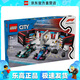 樂高（LEGO）60444 F1?車庫與梅賽德斯-AMG和阿爾派賽車 城市系列拼搭生日禮物