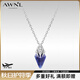 AWNL波塞冬三叉戟NOVA守護項鏈女小眾輕奢時(shí)尚飾品送女友生日禮物 項鏈-十字車(chē)花鈦鋼鏈款
