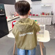 玉儷歆兒童衣2025夏季薄款外套男童時(shí)尚潮流服小孩子透氣戶(hù)外服 綠色 100