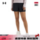 安德瑪（UNDERARMOUR）Launch Pro女子二合一跑步運動短褲1376759 黑色001 L