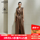 艾諾絲雅詩(shī)【商場(chǎng)同款】2025夏季新品美拉德長(zhǎng)絨棉連體褲氣質(zhì)闊腿褲40539155 咖色 S