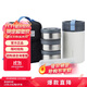 樂扣樂扣（LOCK&LOCK）不銹鋼多層保溫桶便當(dāng)飯盒上班族學(xué)生帶飯飯盒配包餐具2L深藍(lán)色