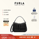 芙拉（FURLA）[11.11搶先購]【明星同款】FLOW牛皮迷你女士手提包休閑斜挎包 黑色