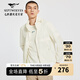七匹狼【易打理】風(fēng)衣男裝外套新款休閑連帽皮膚衣 802(乳白) M 170/92A