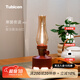 Tubicen臺燈臥室氛圍房間裝飾無線充電床頭燈智能戶外高級感復(fù)古煤油臺燈 安可拉紅