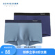 Schiesser舒雅男內(nèi)褲Becover系列莫代爾無痕中腰平角褲【2條裝】E5/20568T 中彩藍(lán)+寶藍(lán) 2條 3XL