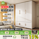 帥仕（shuaishi）鋼制衣柜家用臥室家具柜子衣服收納柜大衣櫥組合柜防潮金屬大衣櫥 【基礎款】1.0米衣柜+頂柜【4門】