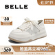 百麗舒適兩穿網(wǎng)面鞋女25春新撞色厚底休閑鞋B2559BQ5 米白-網(wǎng)面 39