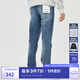杰克·瓊斯（JACK&JONES）25年男裝潮流修身直筒彈力休閑百搭深色牛仔褲長褲子男士四季男褲 中藍牛仔135常規(guī) 32 175 W32/L32