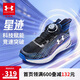 安德瑪（Under Armour）童鞋男女童科技跑鞋兒童BOA旋鈕閃穿大童舒適耐磨運動鞋2441102