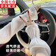 文枝珍珠冰袖防曬袖套女冰絲寬松透氣夏季戶外登山騎行開車遮陽護手臂 珍珠白色