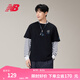 NEW BALANCE七夕禮物NB官方25新款男款百搭休閑圓領(lǐng)短袖T恤 BK AMT52385 XL