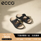 愛(ài)步（ECCO）七夕禮物拖鞋男 25年沙灘一腳套外穿男鞋 科摩500984 黑色50098402001 39