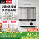 松下（Panasonic）【國家補貼】蒸汽鍋家用多功能電蒸鍋不銹鋼電燉鍋燉蒸煮一體蒸蟹器大容量多層蒸箱無涂層NF-ST1 猛火鎖鮮蒸【0涂層不銹鋼】+燉盅NF-ST1M