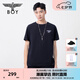 BOY LONDON【寂寥黑夜】25新款情侶款黑色基礎款潮牌短袖T恤N01257 黑色 XL