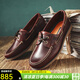 添柏嵐（Timberland）男鞋 25夏季新款戶外防滑運(yùn)動鞋輕便透氣商務(wù)牛皮鞋船鞋休閑鞋子 25077214/手工縫線  (曬圖退10) 41.5 (260mm)