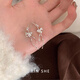 芯奢芭蕾風(fēng)s999純銀耳釘女士飄帶蝴蝶結(jié)耳環(huán)2025新款足銀高級(jí)感養(yǎng)耳洞 蝴蝶結(jié)款耳釘一對