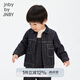 jnby by JNBY[江南布衣嬰童]秋夾克外套大口袋潮酷休閑感男女童嬰兒YN8610400 991牛仔藏青 100 cm