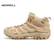邁樂(lè )（Merrell）運動(dòng)戶(hù)外登山徒步鞋MOAB 3 SYN MID GTX中幫防水男女款防滑戶(hù)外鞋 J500431卡其 男款 41