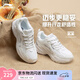 李寧跑步鞋女鞋馬卡龍配色透氣網(wǎng)面舒適運動(dòng)鞋情侶時(shí)尚復古老爹鞋 云霧白/銀色-3 38