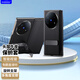 Freeson 適用vivo X Fold5手機殼視窗皮套全包支架真皮保護套【智能休眠喚醒+免翻蓋接聽(tīng)+頭層牛皮】黑色