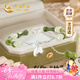 中國黃金CHINA GOLD有你竹夠銀手鏈女竹節(jié)和田玉手串生日禮物送女友老婆結(jié)婚紀(jì)念日 京速達-新中式竹節(jié)和田玉手鏈