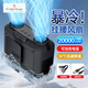 ALittleFlower掛腰風(fēng)扇戶外賣工地雙風(fēng)道小電風(fēng)扇雙口隨身便攜小型廚房風(fēng)扇USB充電超長(zhǎng)續(xù)航高溫降溫神器 黑色