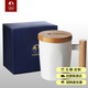 特美刻（TOMIC）馬克杯咖啡杯子情侶陶瓷杯創(chuàng)意木柄牛奶杯水杯隨手杯伴手禮