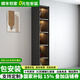 徽蕓玻璃門手辦柜模型展示柜定制收納儲物柜客廳玩具擺件柜子家用書柜 灰柜單門40*40cm