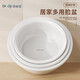 百草園洗臉盆中號(hào)35cm塑料盆洗腳盆水盆洗衣內(nèi)褲盆洗菜加厚多用宿舍兒童