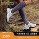 愛(ài)步（ECCO）BIOM C蹤跡 透氣厚底老爹鞋戶外徒步運(yùn)動(dòng)鞋女 健步803223 銀色38