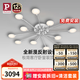 Paulmann P德國柏曼客廳臥室書房護眼吸頂燈輕奢簡約分子LED燈具全屋套餐 【12頭】推薦25-35㎡ 【三段調(diào)光】暖白光4000K