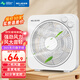 美菱（MeiLing）電風(fēng)扇轉頁(yè)扇臺扇桌面定時(shí)小風(fēng)扇鴻運扇大風(fēng)量低音床頭風(fēng)扇 白色定時(shí)款