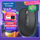 羅技（Logitech）大師系列 MX Anywhere 3S 靜音鼠標(biāo) 無(wú)線藍(lán)牙雙模鼠標(biāo) 商務(wù)辦公 便攜智能鼠標(biāo) 石墨黑 接收器另購(gòu)