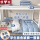 雅鹿學(xué)生宿舍床上六件套單人被褥全套一整套被子四件套加被芯和枕芯 月光霧藍(lán)【親膚水洗棉 宿舍專用 一站購齊】 六件套【三件套+3斤被芯+枕芯+0.9m床墊】