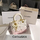 CARISAKA-CK女包戴妃包漸變包包斜挎包手提包休閑包通勤包輕奢禮物女士包 漸變粉（優(yōu)質(zhì)版本）