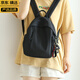 KGAG日本進(jìn)口名牌純色輕便小背包雙肩包女新年休閑旅游小書(shū)包背包女雙 黑色+長(cháng)腿黑煤球 迷你號