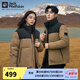 Jack Wolfskin狼爪羽絨服男女同款秋冬款運動戶外防風(fēng)保暖耐磨登山羽絨外套 4610/栗色 L /180/100A 充絨量：280G