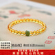 普陀山黃水晶手串招財富貴轉(zhuǎn)運(yùn)珠高純凈黃色水晶手鏈女款旺財運(yùn)禮物男款 財氣滿滿-和田玉款【6mm】 普陀山已過香祝福