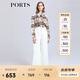 PORTS寶姿女裝2024夏季新款長(cháng)袖襯衫LD8B082PPQ004 卡布奇諾格子 XL (10)