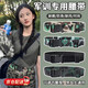 MOTOROID軍訓(xùn)必備用品腰帶軍訓(xùn)皮帶高中軍訓(xùn)皮帶男女兒童腰帶迷彩腰帶帆布 【黑色】軍訓(xùn)腰帶