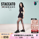 思加圖楊冪同款2025秋季蝴蝶島老爹鞋女鞋ECE83CM5 松露黑 37