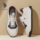 U.S. POLO ASSN.保羅男鞋時(shí)尚小白鞋子男士百搭舒適休閑鞋經(jīng)典透氣板鞋