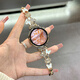 方哲品牌原裝適用華為Watch5手表表帶GT5pro新款皇冠蝴蝶金屬Watch4女士輕奢高級感鑲鉆腕帶蝴蝶皇冠鑲鉆腕帶金白華為Watch5【42MM表盤(pán)】18mm