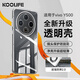 KOOLIFE適用 vivo Y500手機殼保護套 維沃vivo y500手機套鏡頭全包簡約親膚透明軟殼淡化指紋外背殼