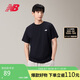 NEW BALANCE 25年上衣男款潮流時尚百搭舒適短袖T恤MT51985 BK L 